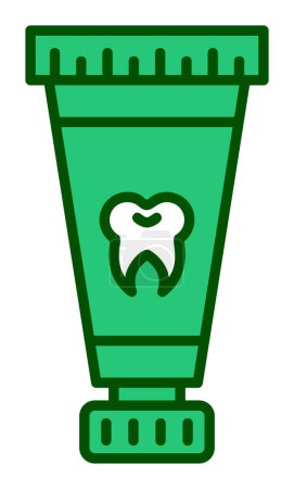 Illustration for Simple Toothpaste icon, vector illustration - Royalty Free Image