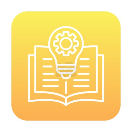 Illustration for General Knowledge web icon, education learning concept - Royalty Free Image
