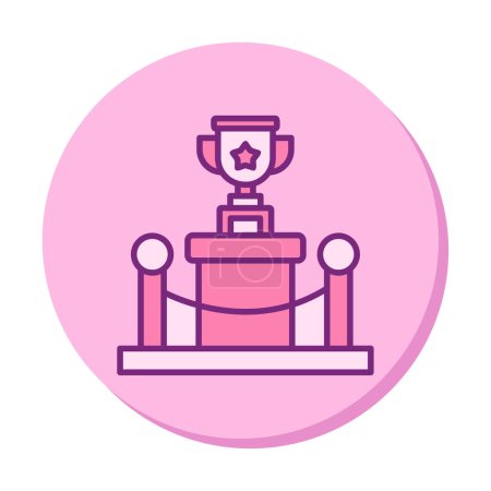 Illustration for Award cup icon vector illustration. Goblet - Royalty Free Image