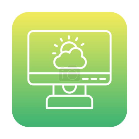 Weather News icon, vector illustration 