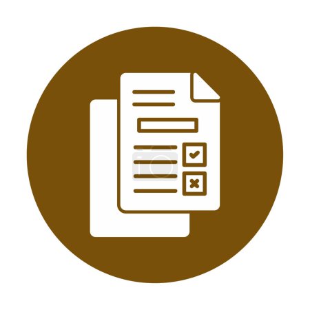 Illustration for Vector illustration of documents icon - Royalty Free Image