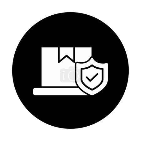 Ilustración de Casilla con icono de marca de verificación, ilustración vectorial - Imagen libre de derechos