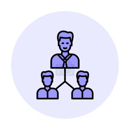 Téléchargez les illustrations : Icône de l'équipe d'affaires, illustration vectorielle du concept de travail d'équipe - en licence libre de droit