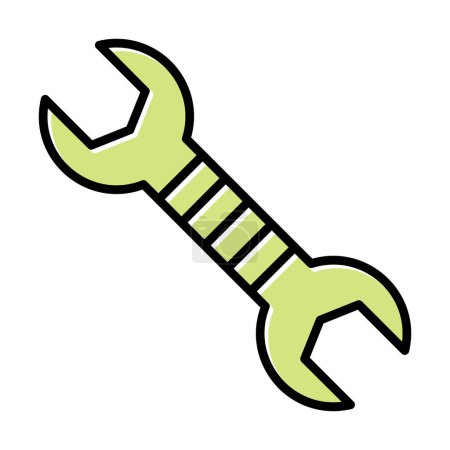 Illustration for Wrench icon, vector illustration - Royalty Free Image