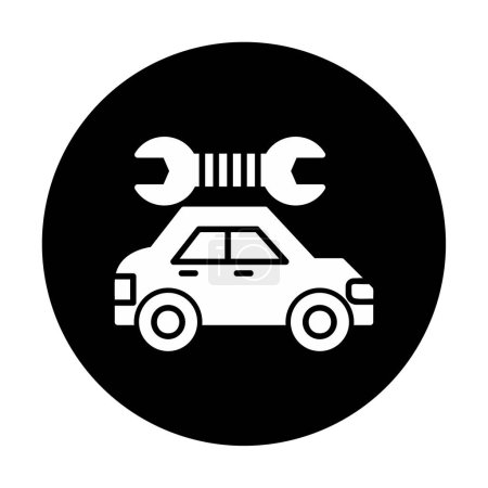 Téléchargez les illustrations : Service de voiture, conception vectorielle d'illustration d'entretien - en licence libre de droit