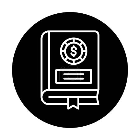 Illustration for Simple Financial Book icon, vector illustration - Royalty Free Image