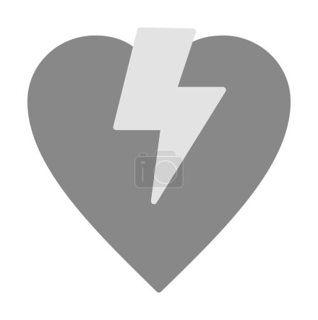 Illustration for Broken heart icon vector illustration - Royalty Free Image