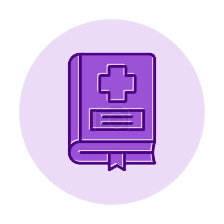 Illustration for Medical Book icon vector illustration - Royalty Free Image