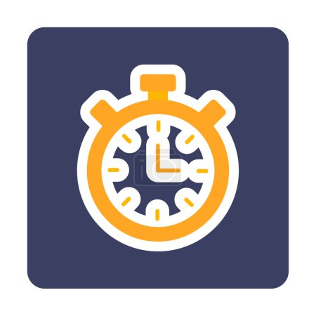 Illustration for Stopwatch simple vector icon - Royalty Free Image