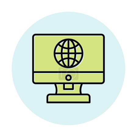 Illustration for Internet connection icon vector illustration - Royalty Free Image