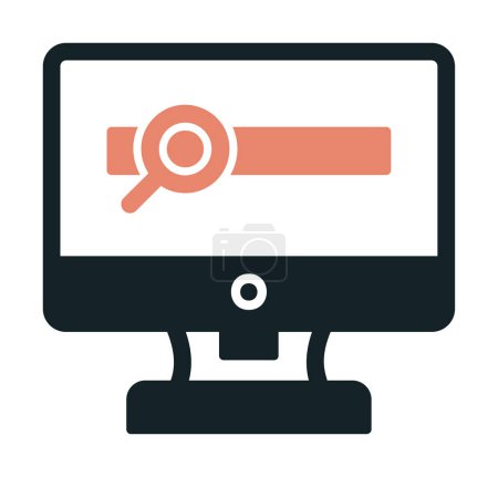 Illustration for Simple Research icon, vector illustration - Royalty Free Image