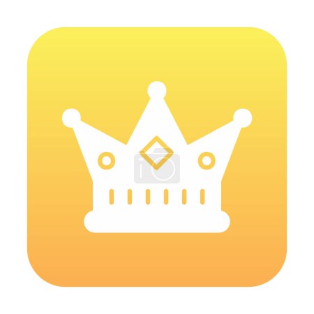 Ilustración de Corona simple. ilustración icono web - Imagen libre de derechos