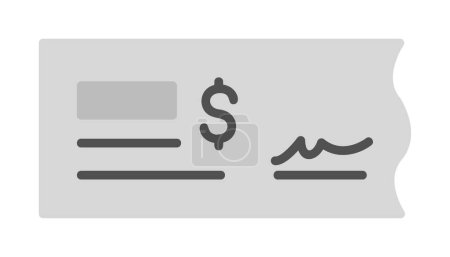 Banco Comprobar icono web, vector de ilustración 