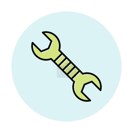 Photo for Wrench icon, vector illustration - Royalty Free Image