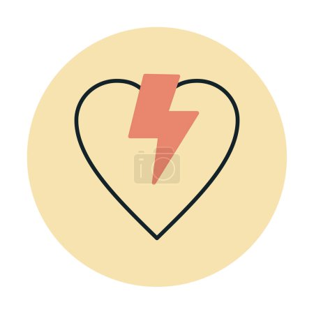 illustration vectorielle d'icône de coeur brisé
