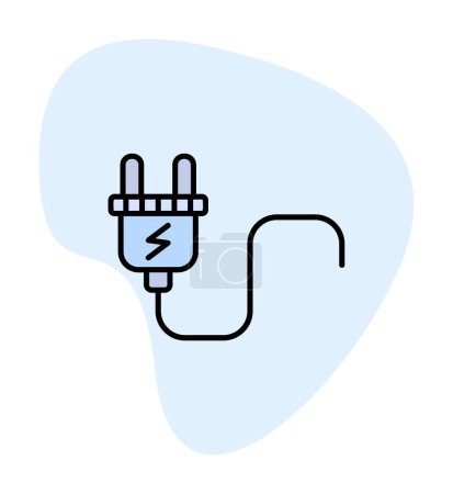 Illustration for Plug icon, vector illustration - Royalty Free Image