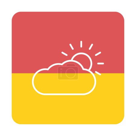 Illustration for Weather icon, vector illustration - Royalty Free Image