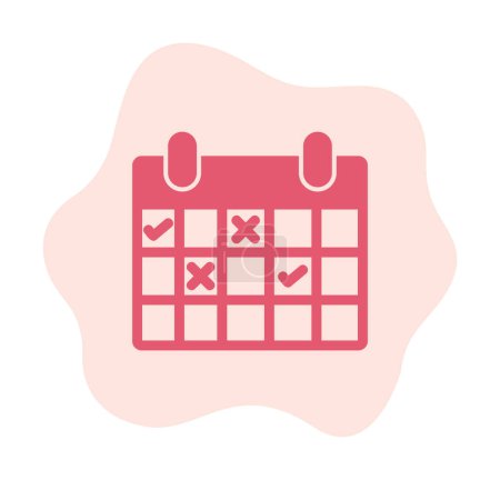 Illustration for Calendar icon, vector illustration - Royalty Free Image