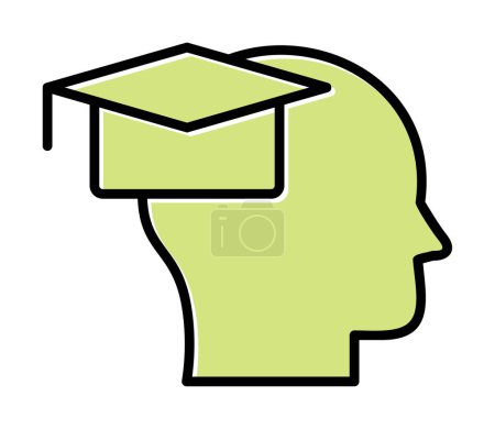 Illustration for Simple flat Education  icon vector illustration design - Royalty Free Image
