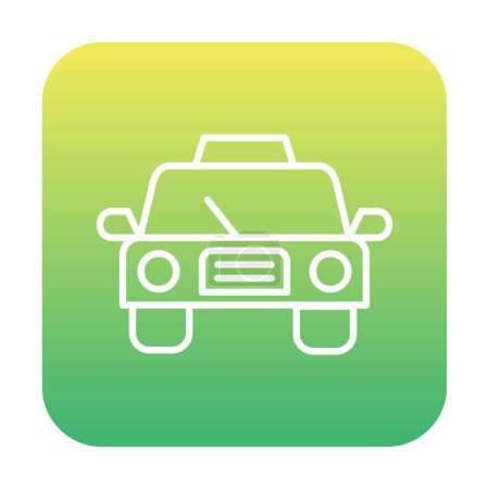 Ilustración de Icono de taxi vector ilustración - Imagen libre de derechos