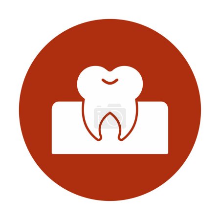 Ilustración de Icono de dientes molares, ilustración vectorial - Imagen libre de derechos