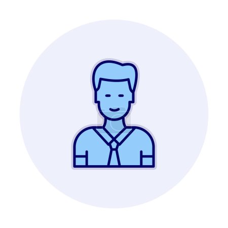 Illustration for Manager icon, vector illustration simple design - Royalty Free Image