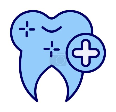 Illustration for Tooth medical icon vector illustration - Royalty Free Image
