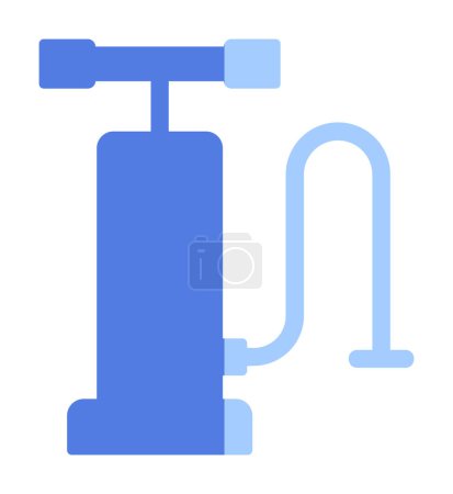 Illustration for Air Pump Outline Icon  vector illustration design - Royalty Free Image