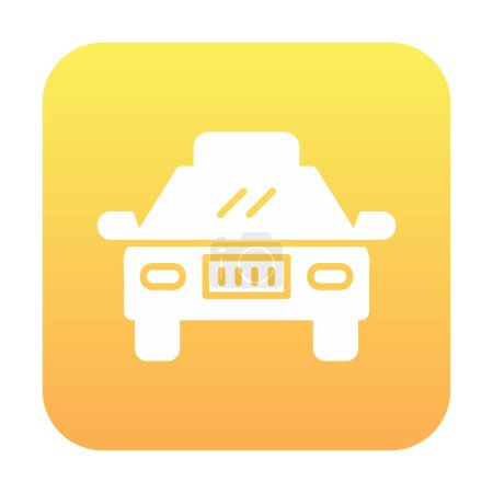 Illustration for Taxi icon vector illustration - Royalty Free Image