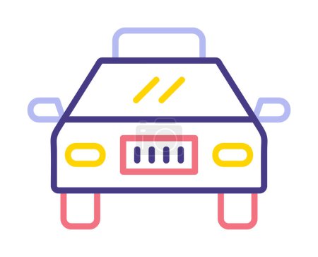 Illustration for Taxi icon vector illustration - Royalty Free Image