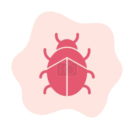 Illustration for Simple flat Ladybug vector illustration - Royalty Free Image