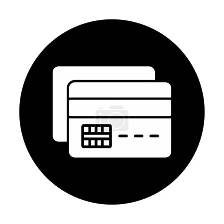 Ilustración de Ilustración simple icono de negocio plano de crédito vector - Imagen libre de derechos
