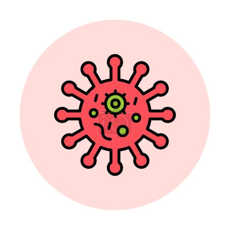 Illustration for Coronavirus disease icon, vector illustration - Royalty Free Image