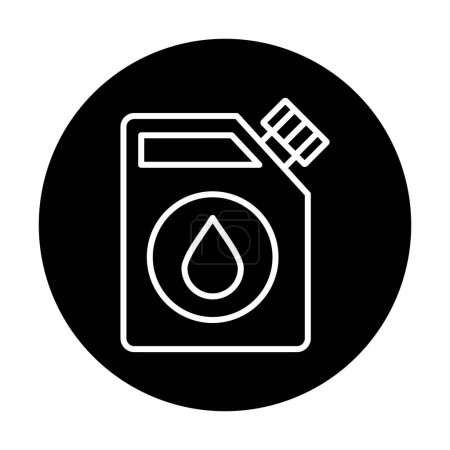 Illustration for Fuel Cane icon, vector illustration - Royalty Free Image