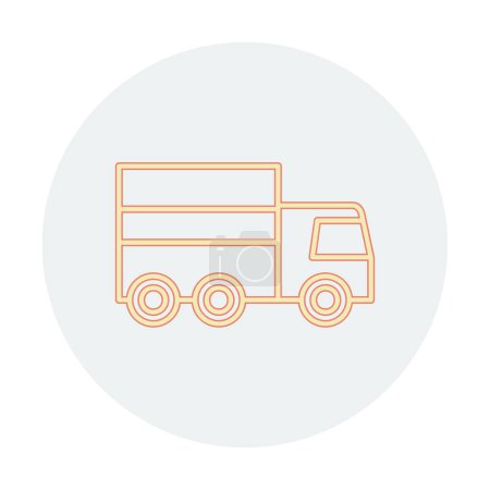 Illustration for Truck icon, vector illustration - Royalty Free Image