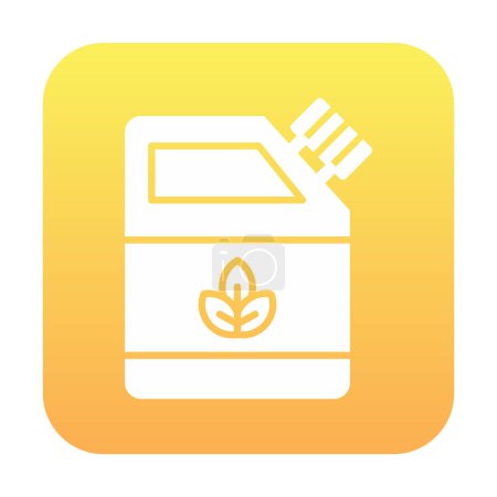Illustration for Vector illustration of modern Eco Fuel icon - Royalty Free Image