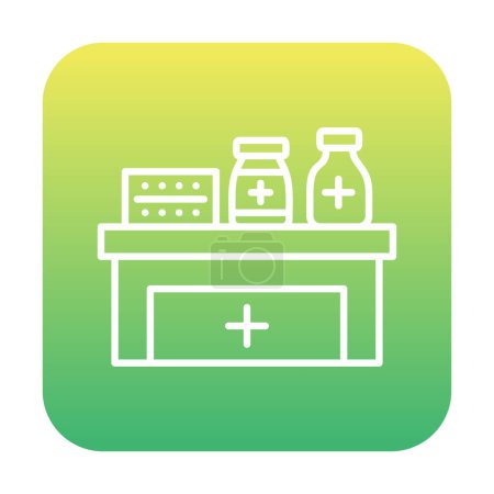 Illustration for Pharmacy medicines icon design, vector illustration - Royalty Free Image