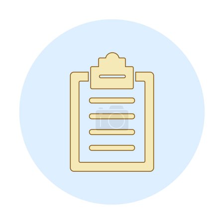 Illustration for Simple design of clipboard icon vector illustration - Royalty Free Image