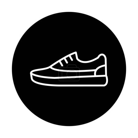Illustration for Sneaker icon vector illustration - Royalty Free Image