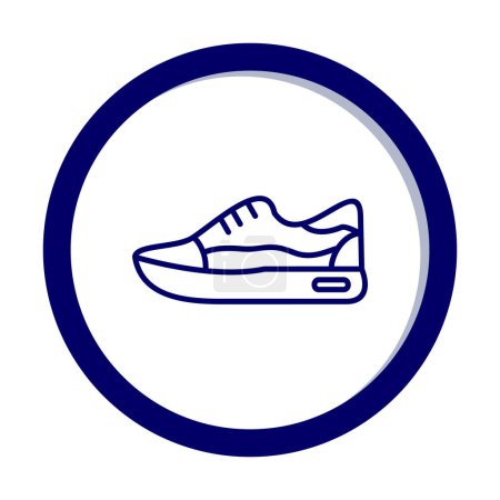 Ilustración de Zapato deporte diseño vector ilustración - Imagen libre de derechos
