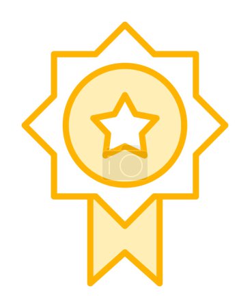 Illustration for Award medal icon, vector illustration - Royalty Free Image