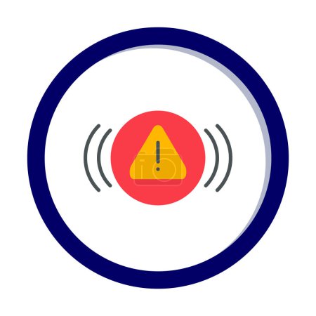 Téléchargez les photos : Icône de signe d'avertissement, illustration vectorielle - en image libre de droit