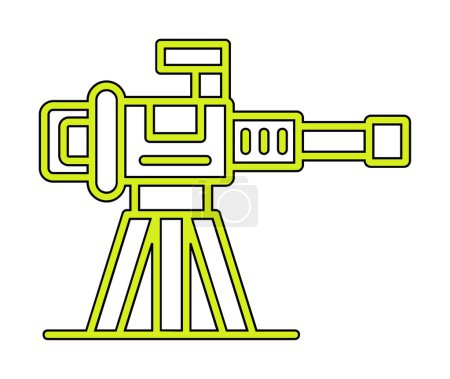 Machine gun icon vector illustration