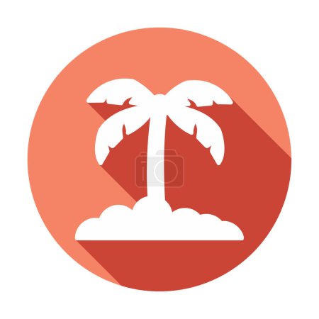 Ilustración de Icono de la palmera, ilustración vectorial - Imagen libre de derechos