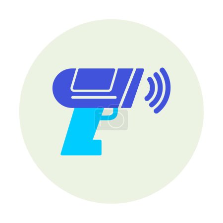 Illustration for Simple Barcode Scanner icon, vector illustration - Royalty Free Image