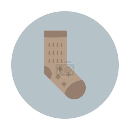 Illustration for Sock web icon, vector illustration - Royalty Free Image
