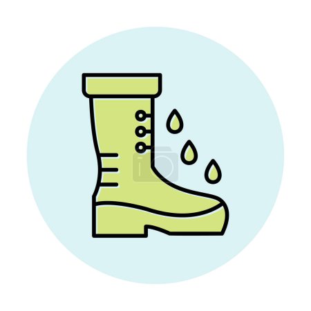 icône Rainboot simple, illustration vectorielle