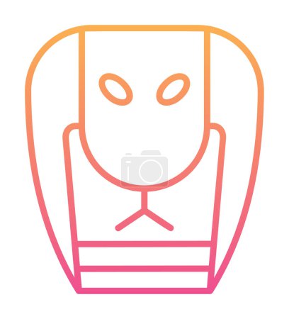 Ilustración de Diseño de iconos Cobra. símbolo vectorial aislado - Imagen libre de derechos