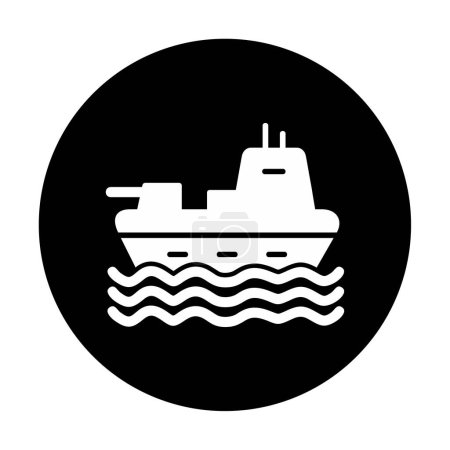 Ilustración de Icono de la nave, ilustración vectorial - Imagen libre de derechos