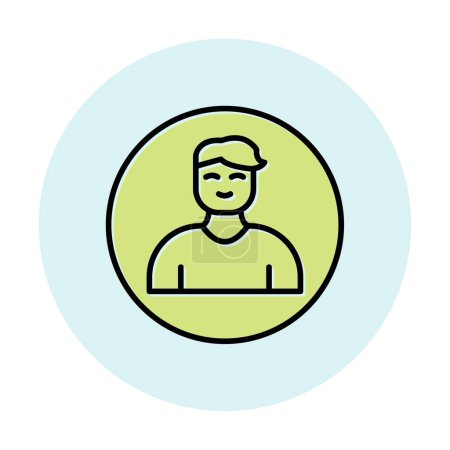 Ilustración de Profile icon vector illustration - Imagen libre de derechos